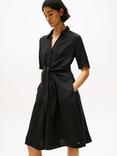 Tommy Hilfiger Linen Blend Midi Shirt Dress