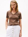 Tommy Hilfiger Slim V-Neck T-Shirt, Hot Coco