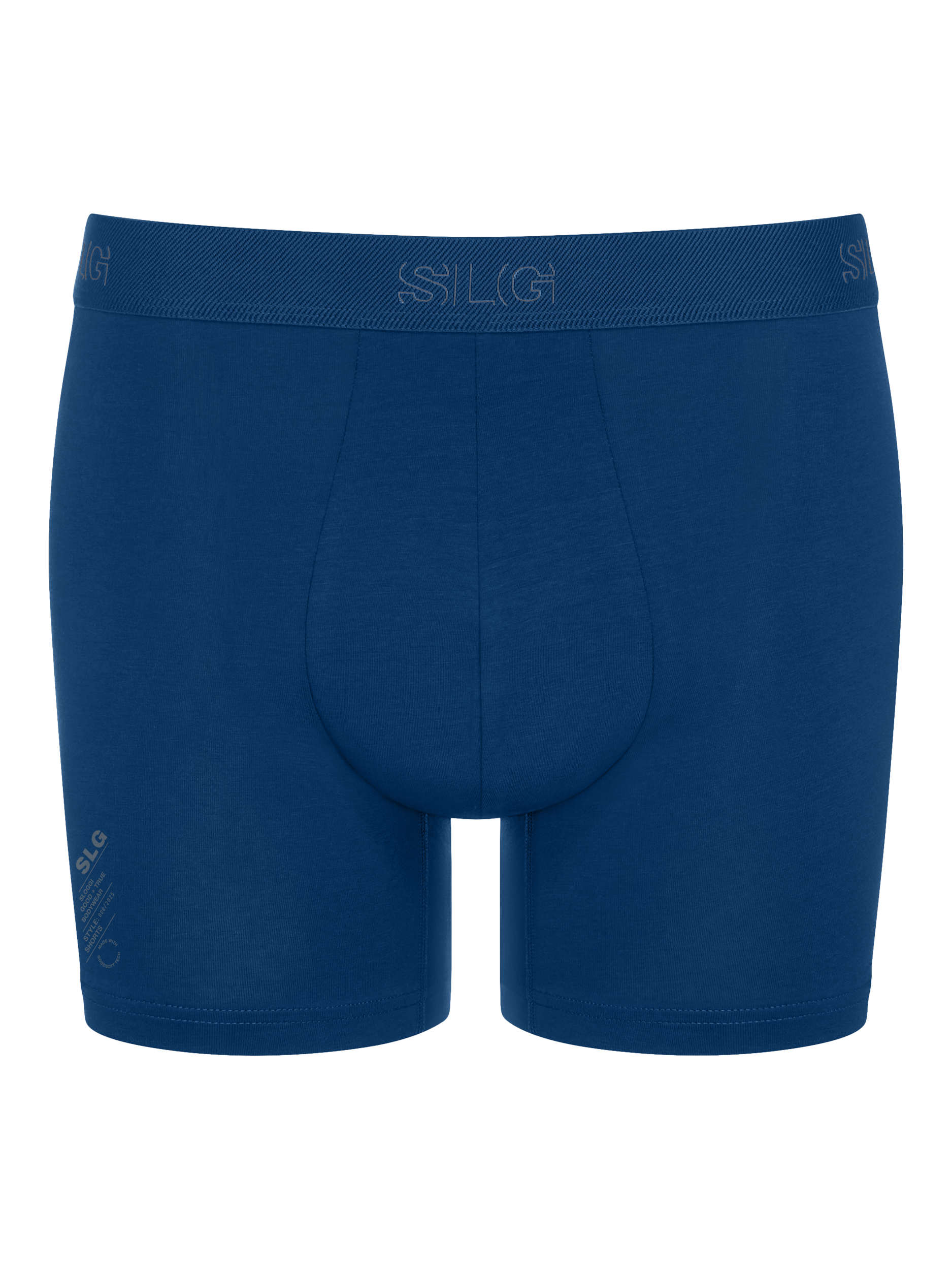 Product image 7 of 8, which shows sloggi SLG Base Shorts, Pack of 2, Dark Blue/Grey, L