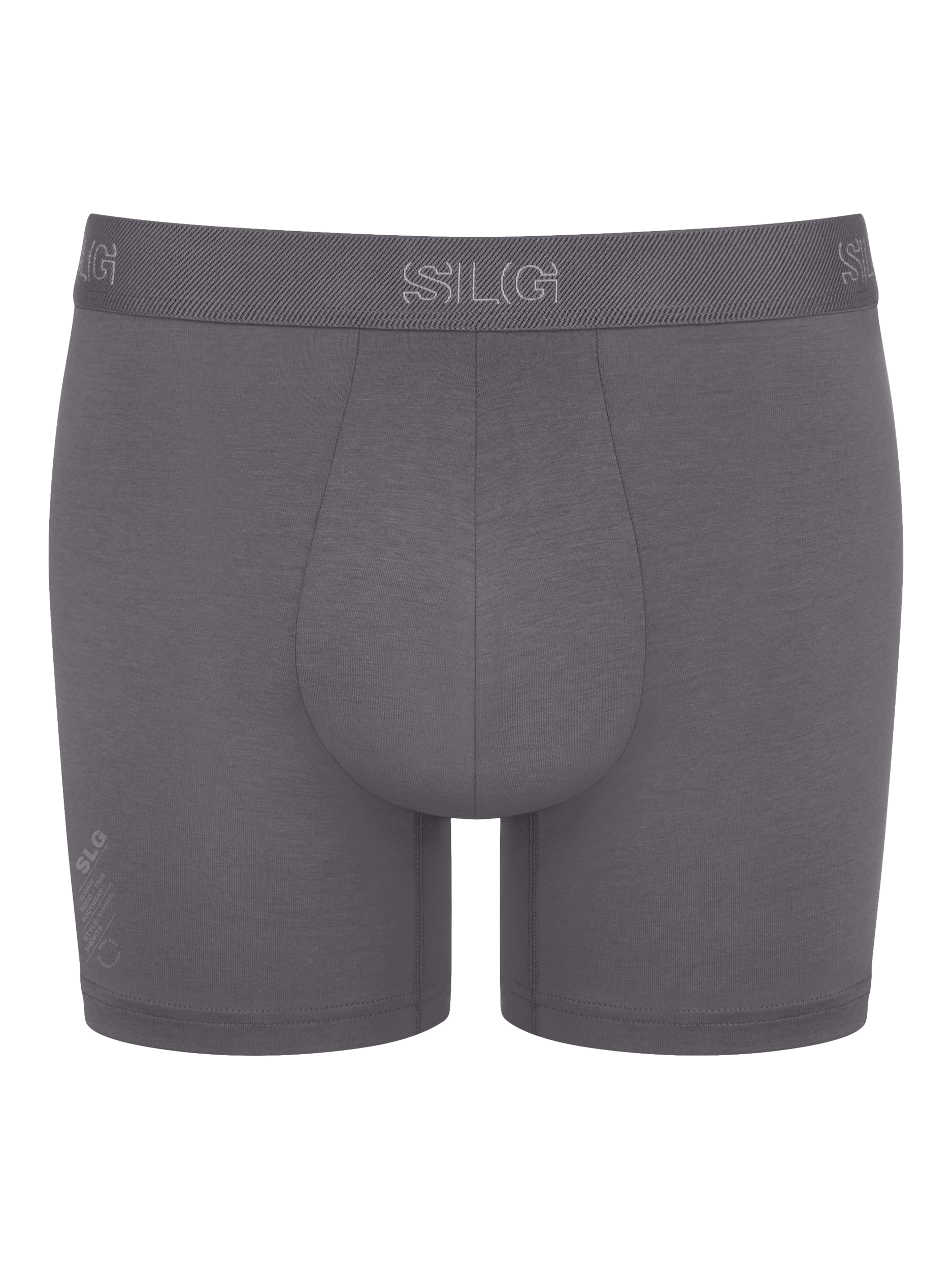 Product image 8 of 8, which shows sloggi SLG Base Shorts, Pack of 2, Dark Blue/Grey, L