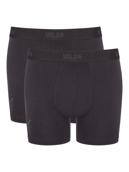sloggi SLG Base Shorts, Pack of 2, Charcoal