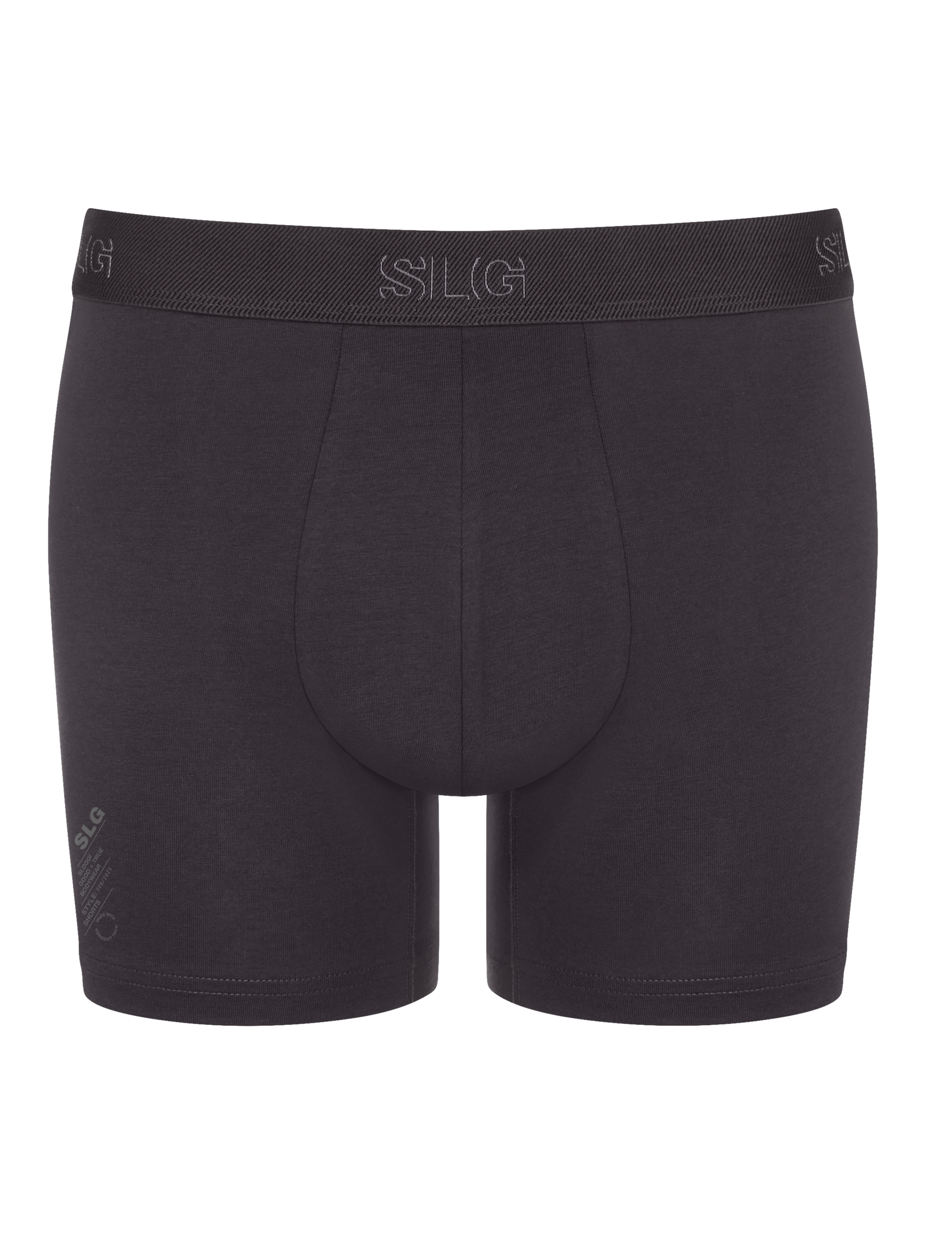 Product image 7 of 7, which shows sloggi SLG Base Shorts, Pack of 2, Charcoal, S