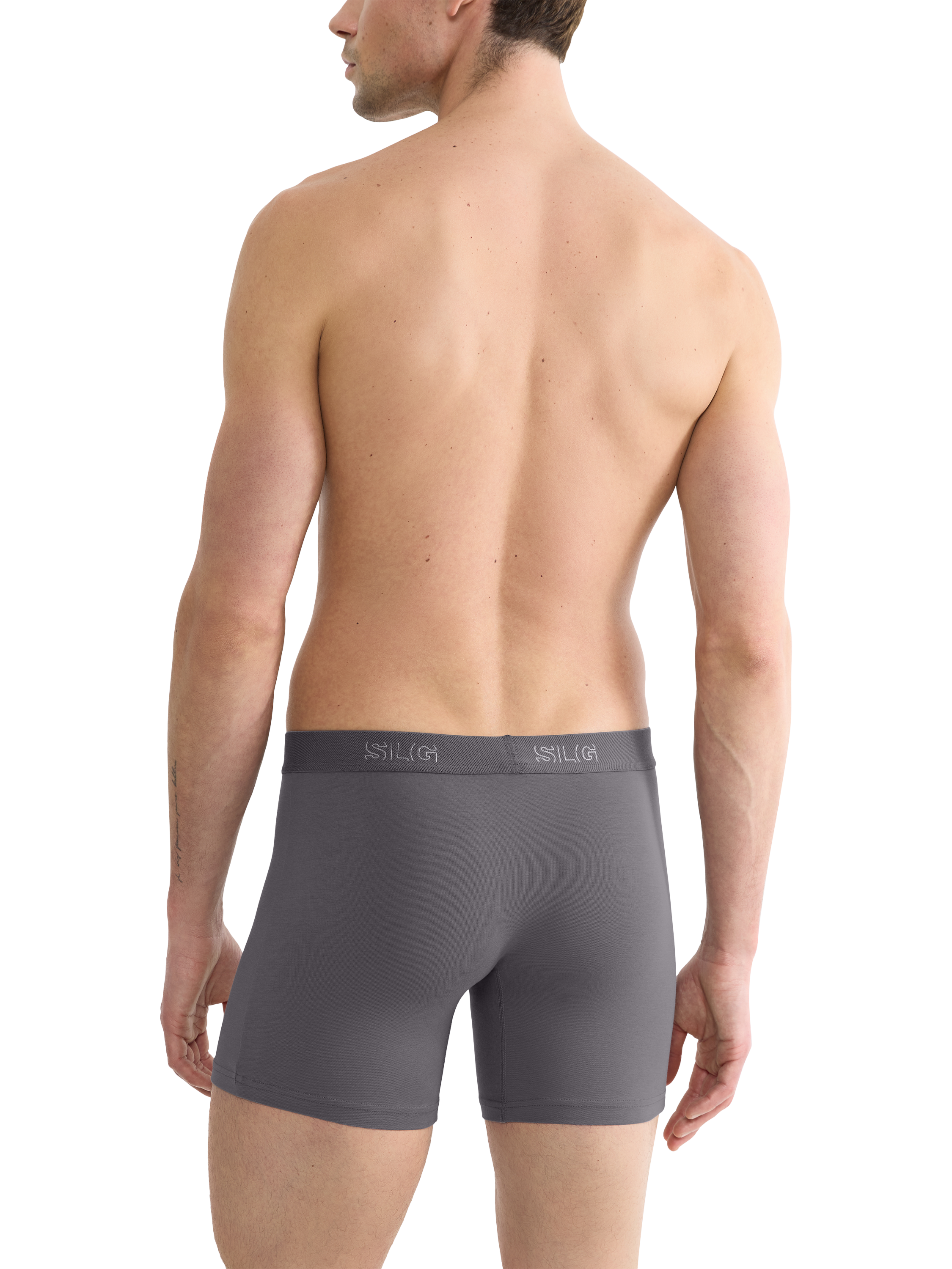 Product image 4 of 7, which shows sloggi SLG Base Shorts, Pack of 2, Shiver, S