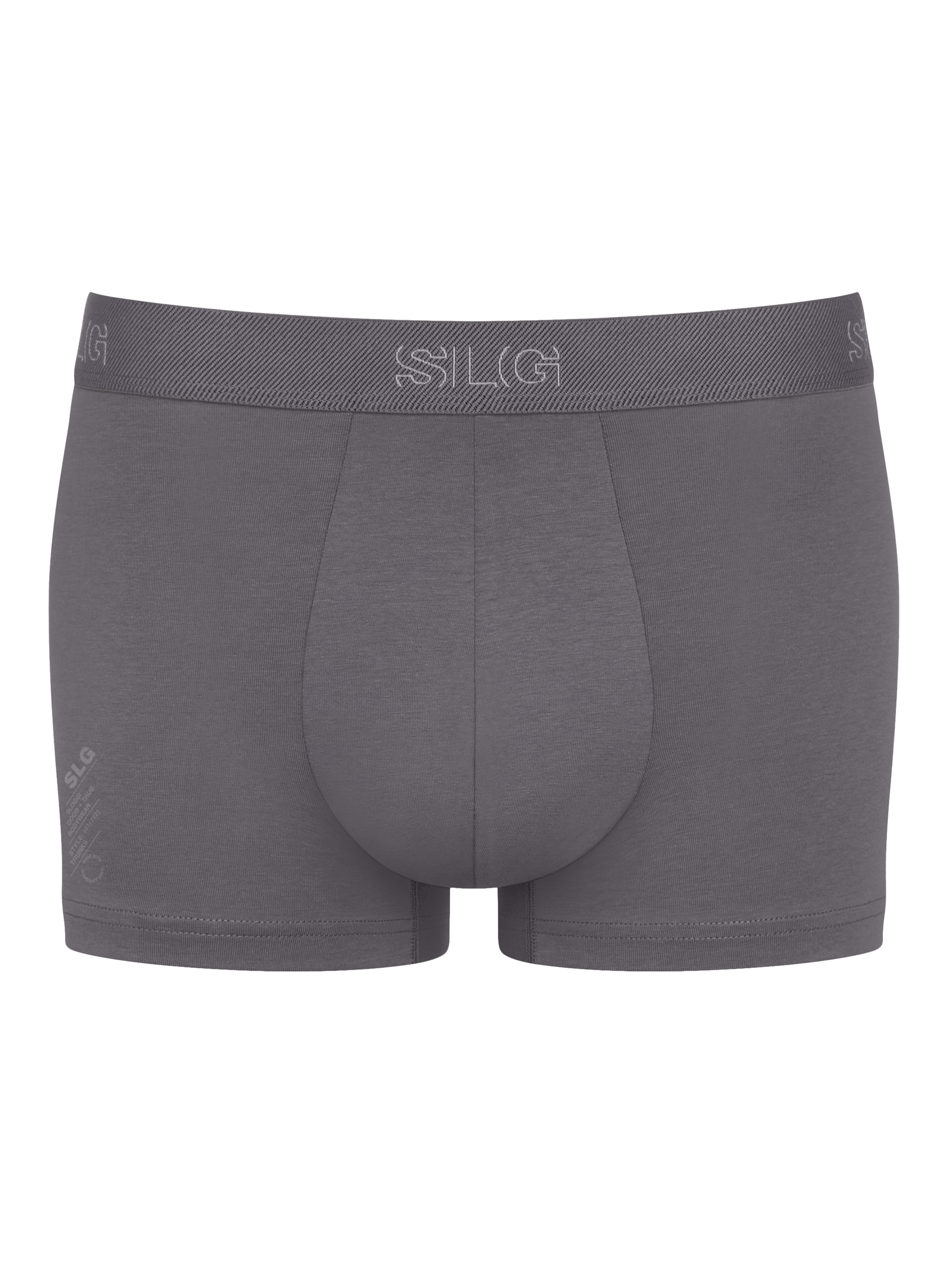 Product image 6 of 7, which shows sloggi SLG Base Trunks, Pack of 2, Blue/Grey, L