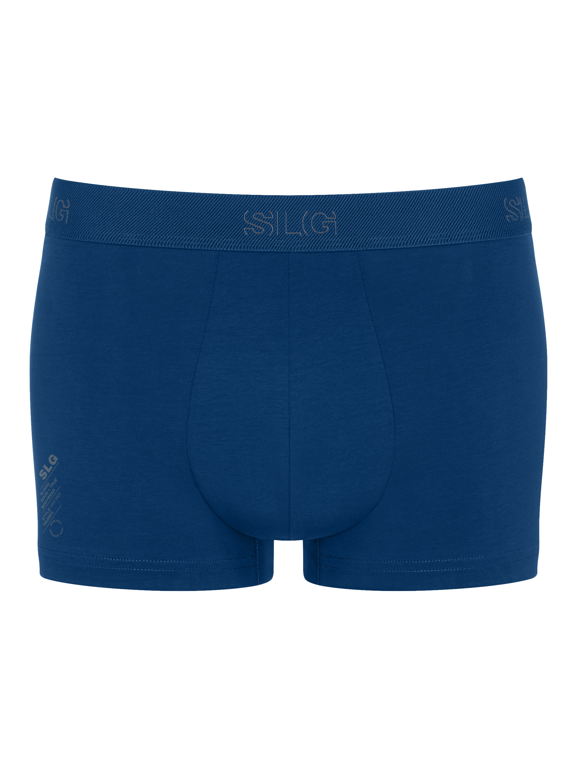Product image 7 of 7, which shows sloggi SLG Base Trunks, Pack of 2, Blue/Grey, L
