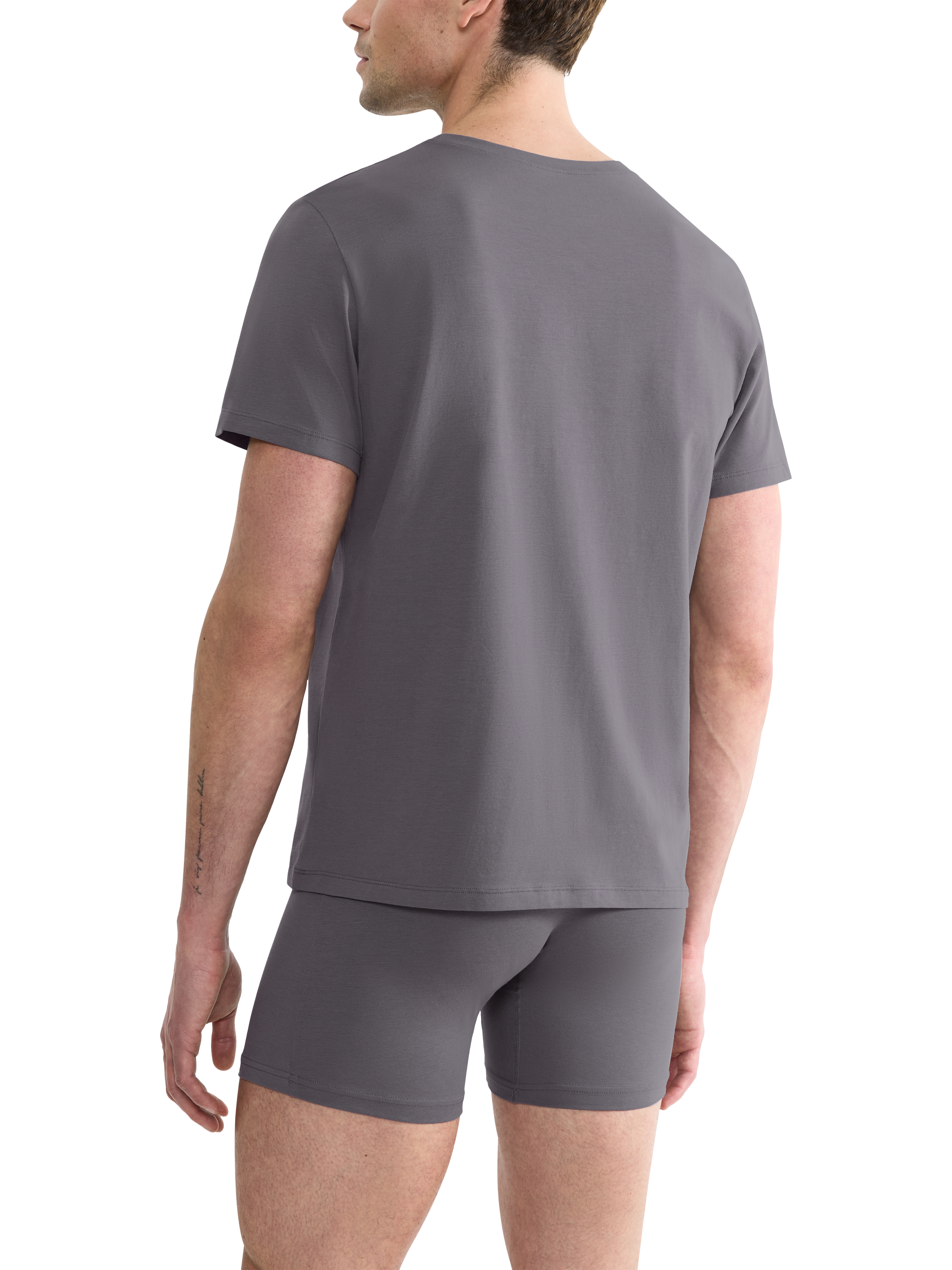 Product image 2 of 6, which shows sloggi SLG Base O-Neck T-Shirt, Shiver, S