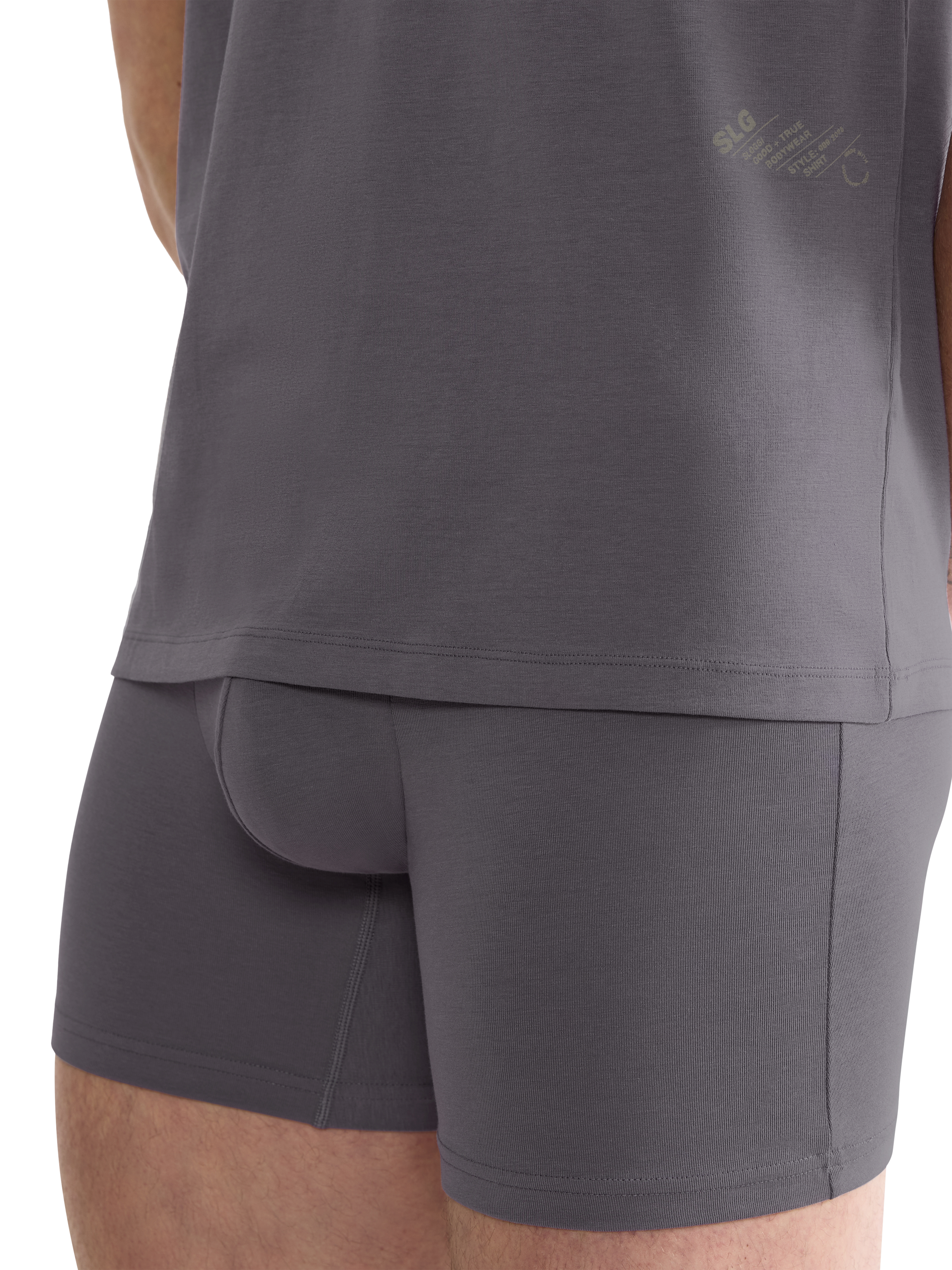 Product image 4 of 6, which shows sloggi SLG Base O-Neck T-Shirt, Shiver, S