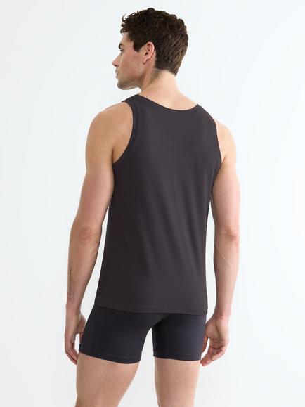 sloggi SLG Base Tank Top - view 2, Charcoal