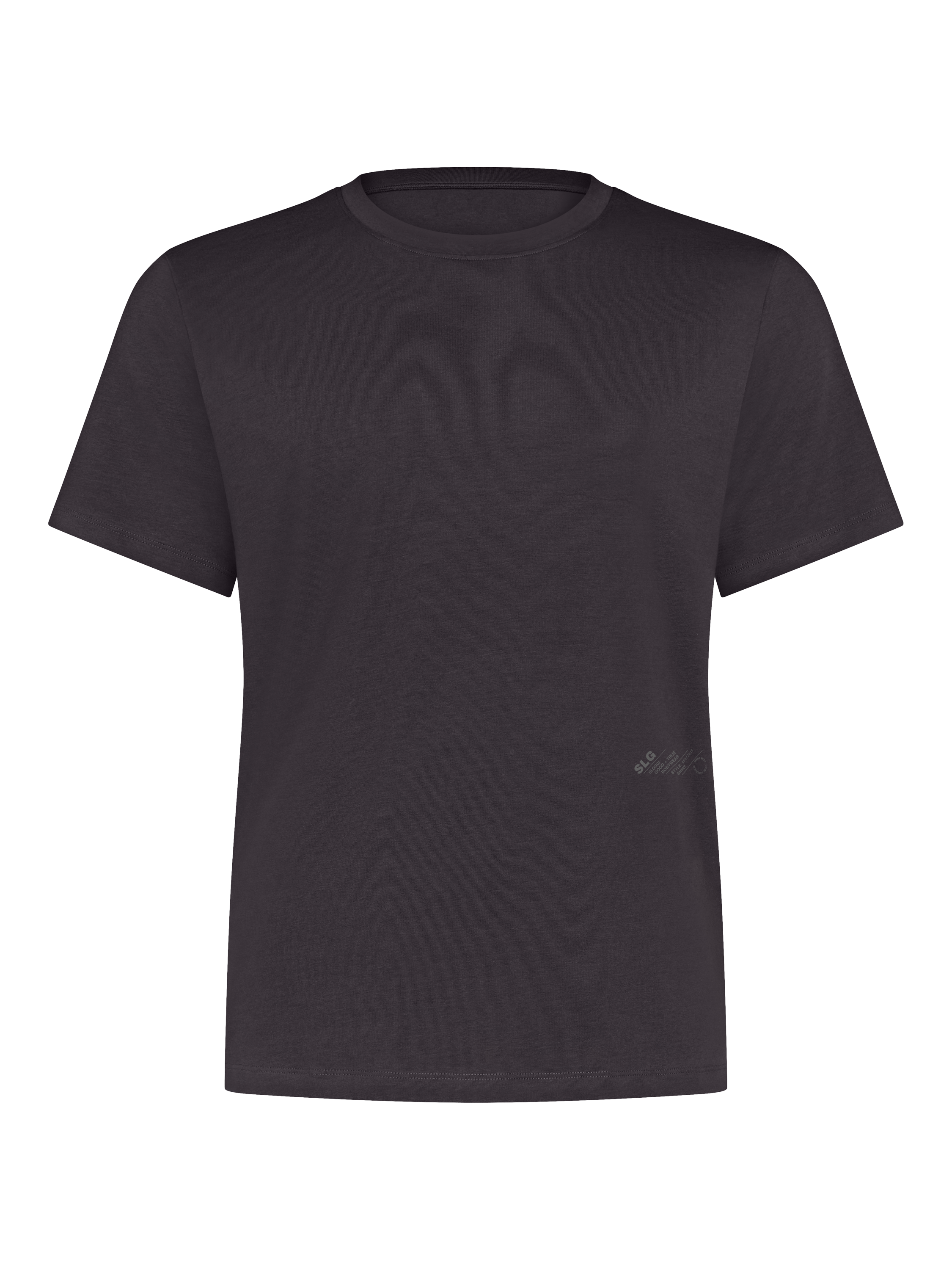 Product image 6 of 6, which shows sloggi SLG Base O-Neck T-Shirt, Charcoal, S