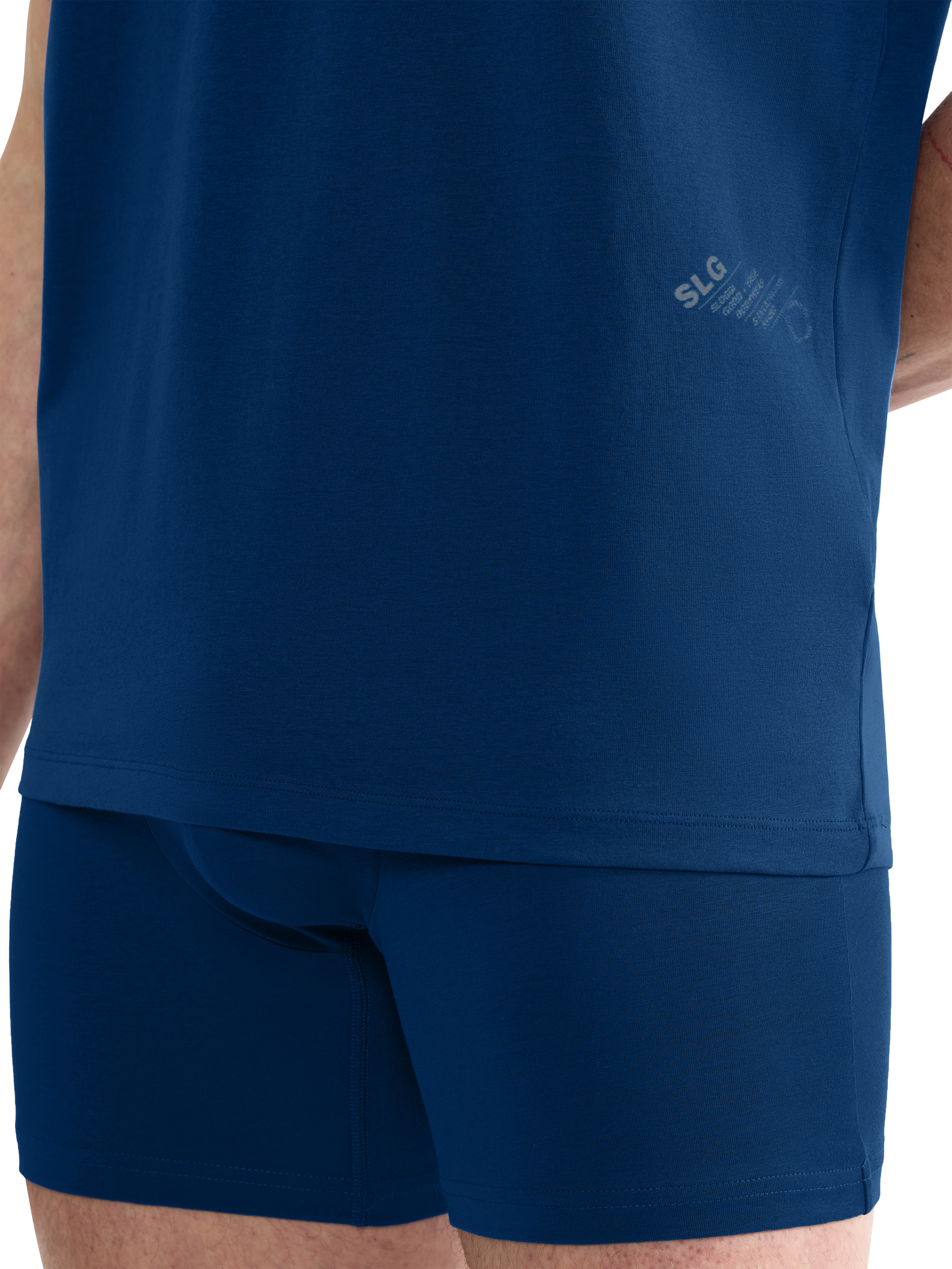 Product image 4 of 6, which shows sloggi SLG Base O-Neck T-Shirt, Ultramarine, L