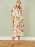 Yumi Folk Floral Tunic Dress, Multi