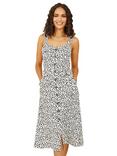Yumi Animal Print Midi Dress
