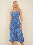 Yumi Block Print Midi Dress