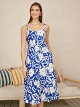 Yumi Floral Print Midi Dress