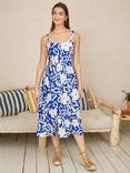 Yumi Floral Print Midi Dress