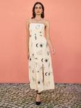 Yumi Cotton Mystic Print Midi Dress