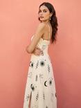 Yumi Cotton Mystic Print Midi Dress