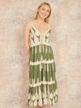 Yumi Paisley Lace Midi Dress, Green
