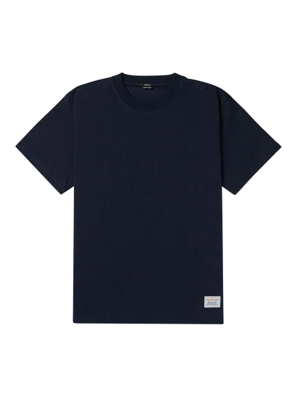 DENHAM Cotton Regular Fit Short Sleeve Cupid Graphic T-Shirt, Navy Blazer - view 2, Navy Blazer