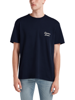 DENHAM Arch Cotton T-Shirt, Navy Blazer
