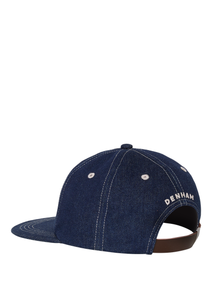 DENHAM Danny Denim 6 Cap - view 2, Dark Blue
