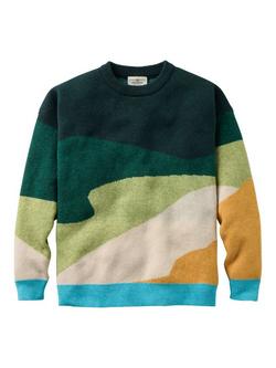 Passenger Scenic Crew Neck Jumper, Multi, Multi