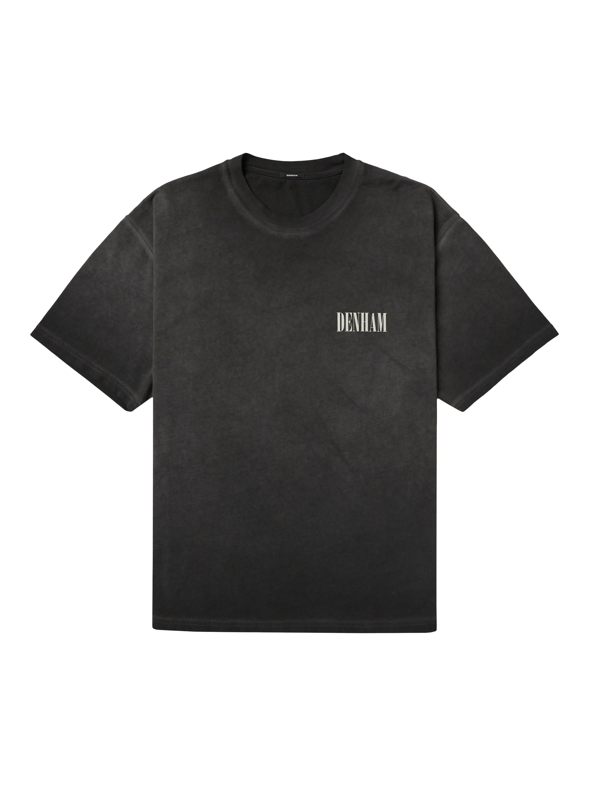 Product image 4 of 5, which shows DENHAM Flare Cotton T-Shirt, Black, S