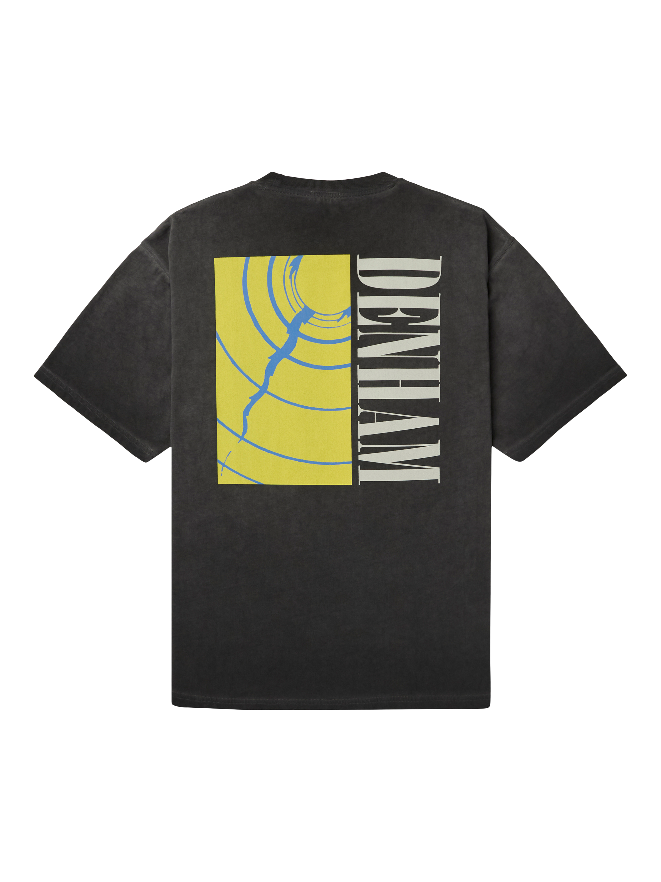Product image 5 of 5, which shows DENHAM Flare Cotton T-Shirt, Black, S