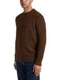 DENHAM Crew Neck Cotton Blend Jumper