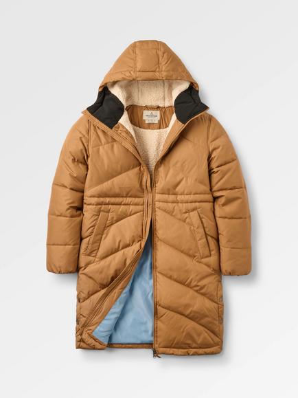 Passenger Kinsey Longline Quilted Coat, Brown