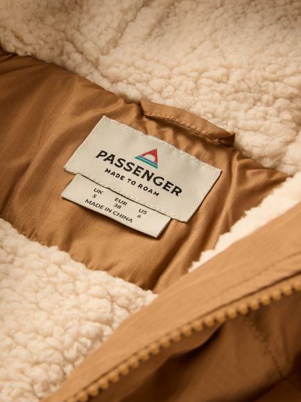 Passenger Kinsey Longline Quilted Coat - view 2, Brown