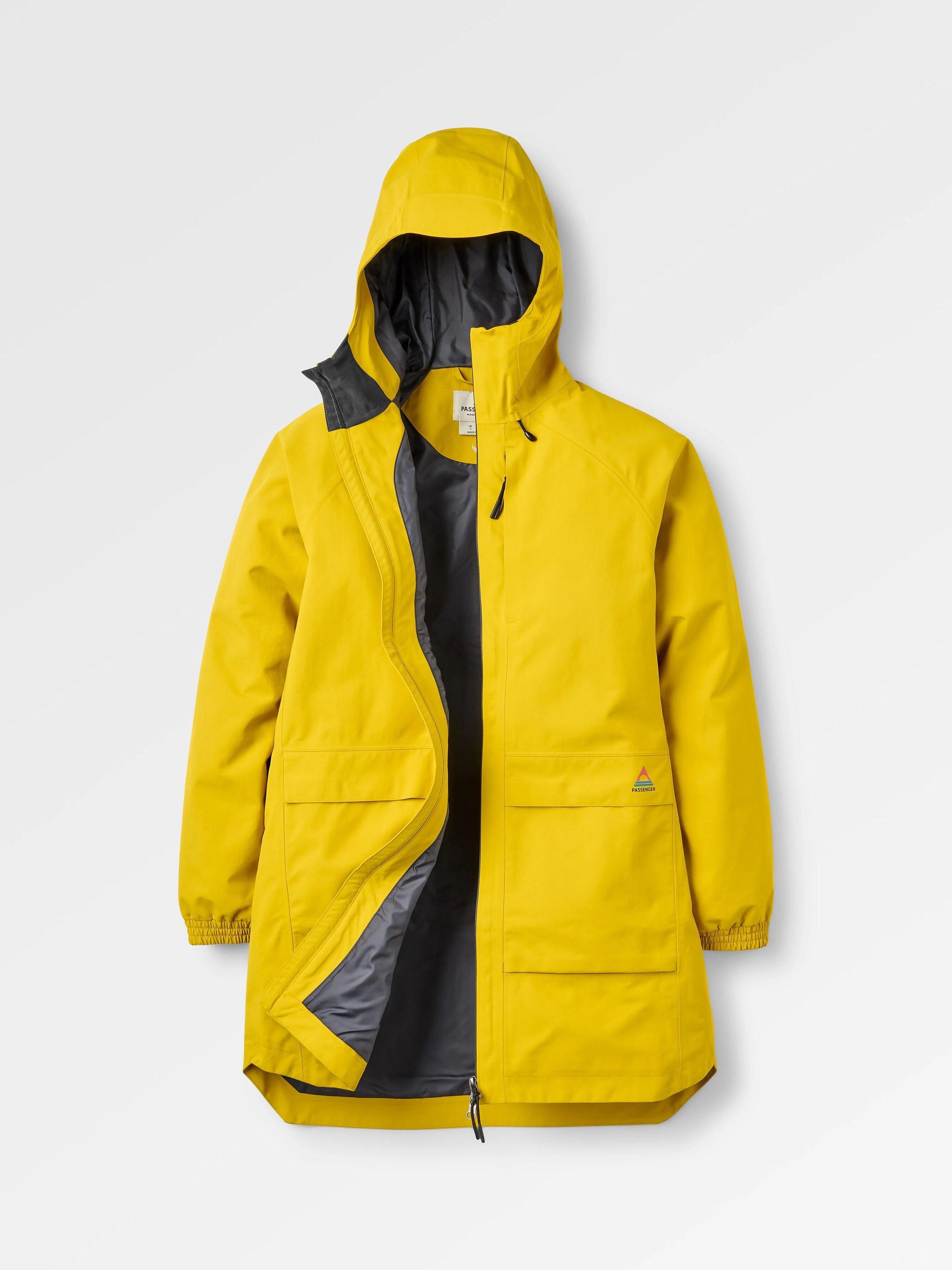 Product image 4 of 9, which shows Passenger Serein Waterproof Parka, Heritage Yellow, S
