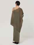 Jigsaw Sheer Lightweight Poncho, Khaki