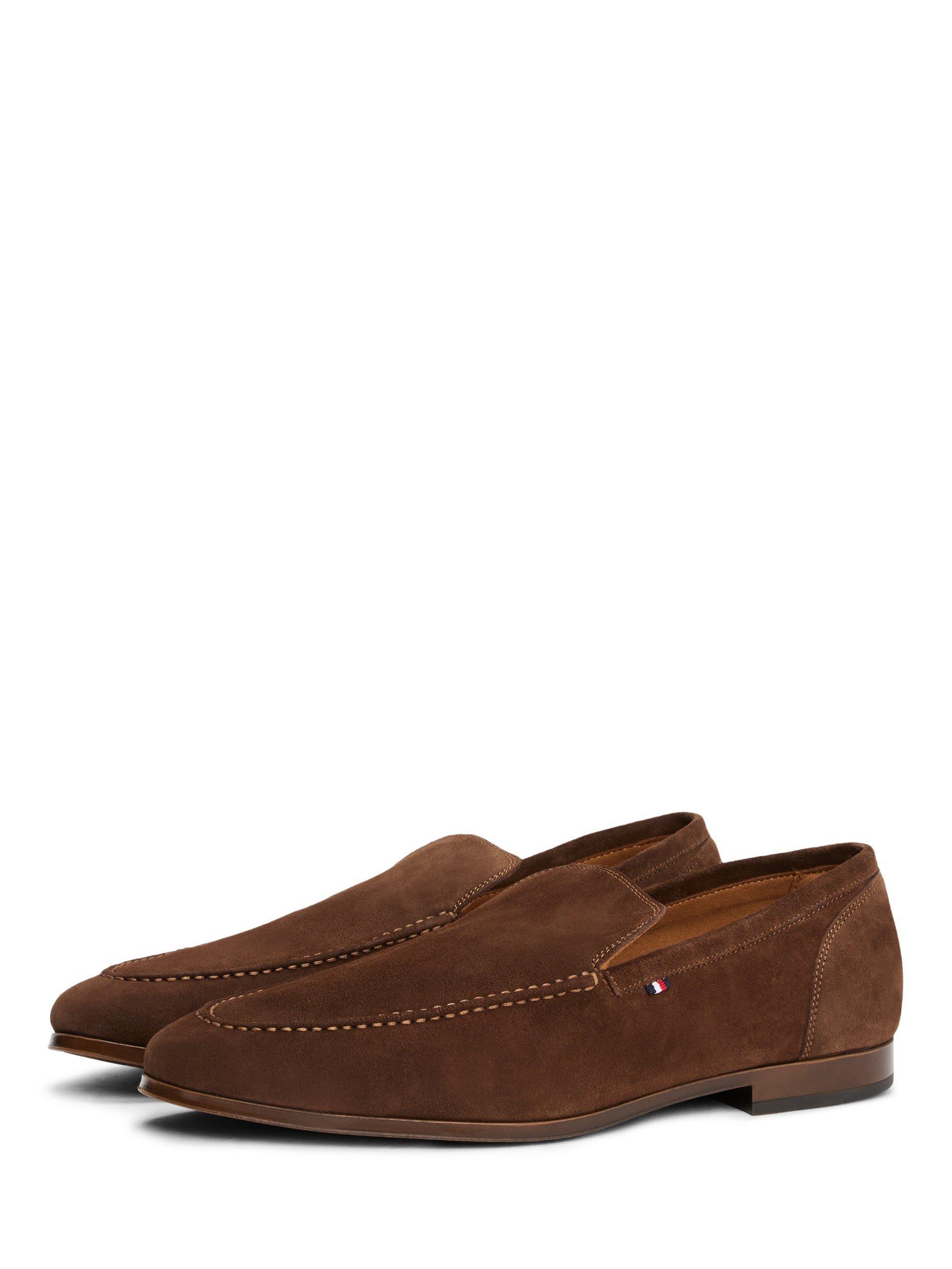 Product image 2 of 5, which shows Tommy Hilfiger Suede Loafers, Legacy Brown, EU40