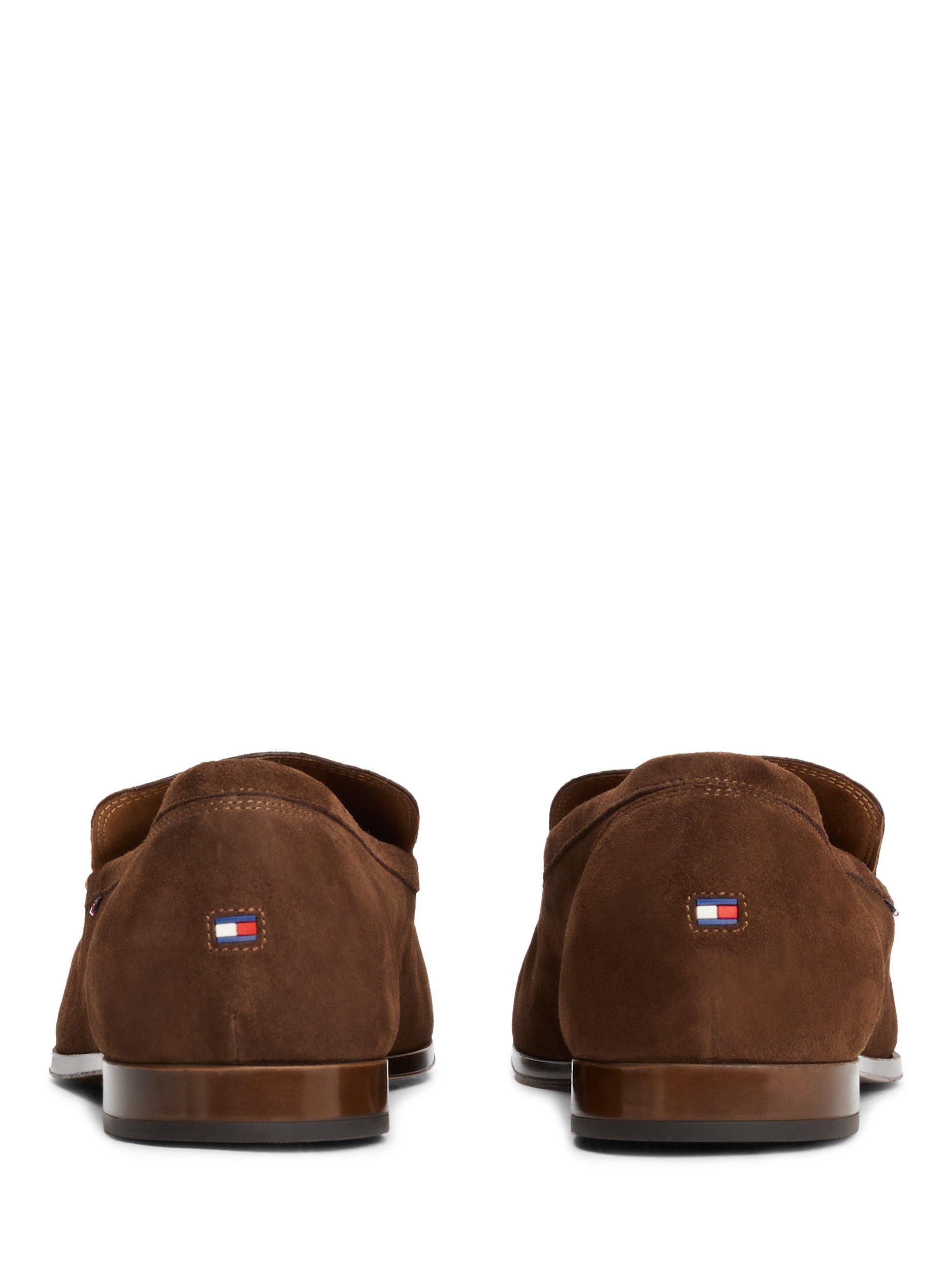 Product image 3 of 5, which shows Tommy Hilfiger Suede Loafers, Legacy Brown, EU40