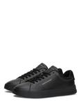 Tommy Hilfiger Contrast Heel Court Trainers, Black/Black