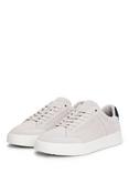 Tommy Hilfiger Suede Chunky Sole Court Trainers, Grey Whisper