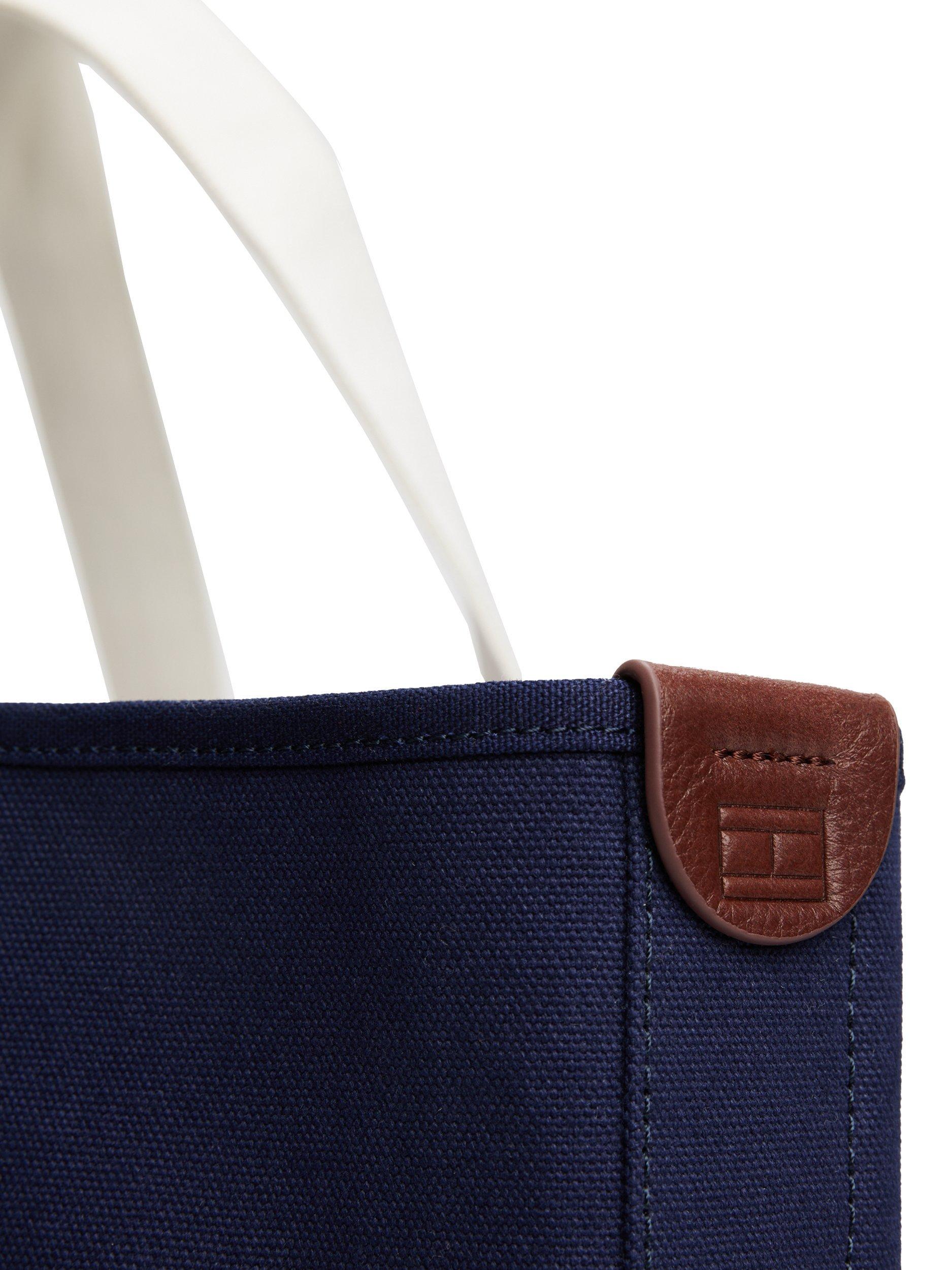 Product image 5 of 5, which shows Tommy Hilfiger Cotton Tote Bag, Preppy Navy, One Size