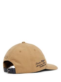 Tommy Hilfiger Graphic Patch Cotton Baseball Cap - view 2, Rooted Brown