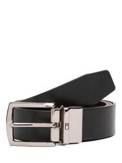 Tommy Hilfiger Reversible Leather Belt, Testa Di Moro/Black