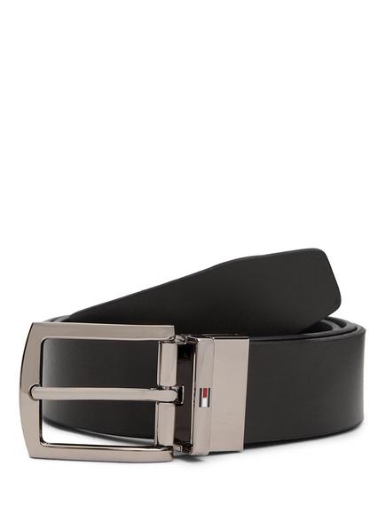 Tommy Hilfiger Reversible Leather Belt, Testa Di Moro/Black