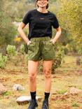 ACAI Cotton Shorts, Elm Green