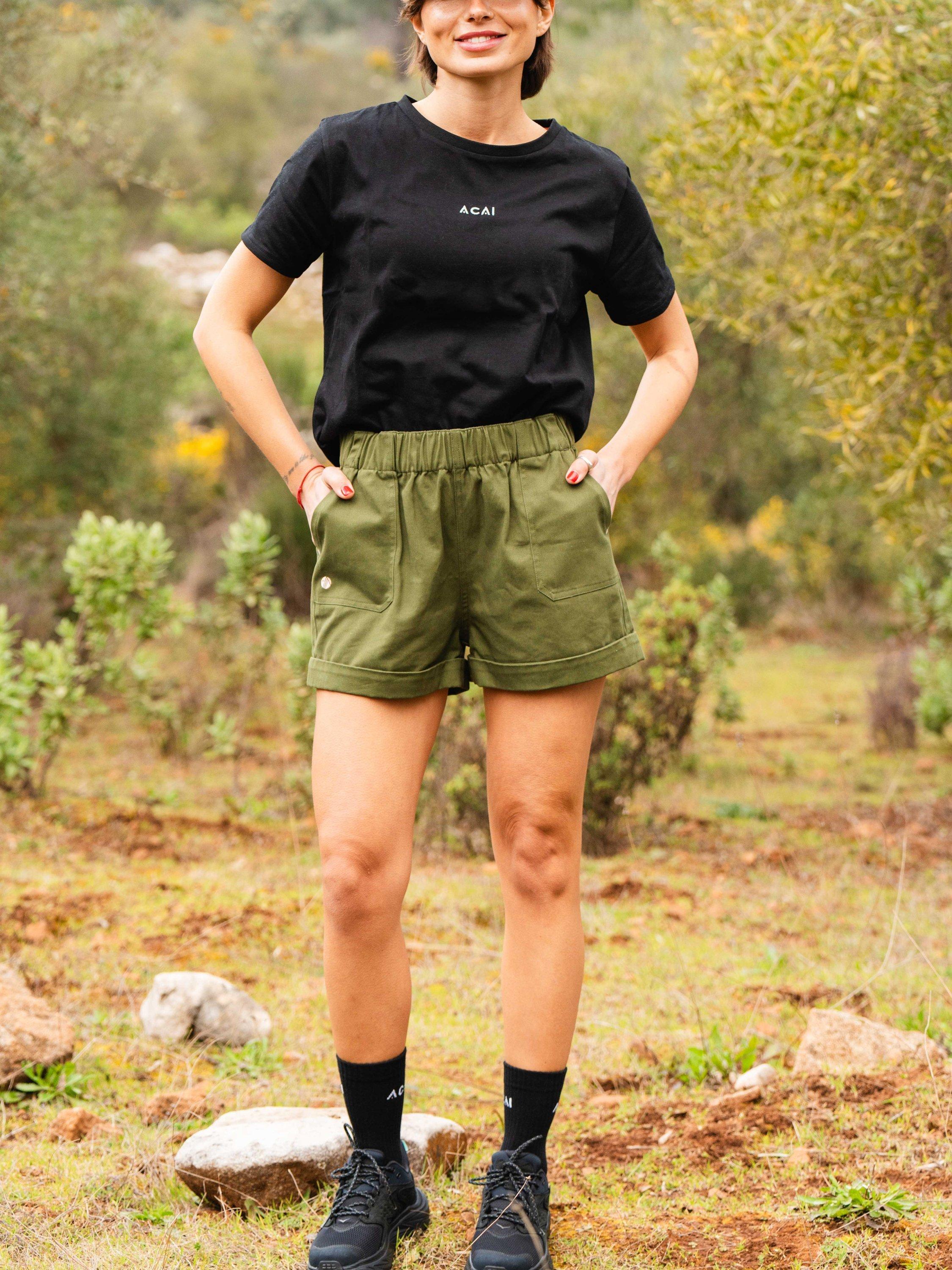 Product image 5 of 5, which shows ACAI Boxy Fit Cotton T-Shirt, Black, 6