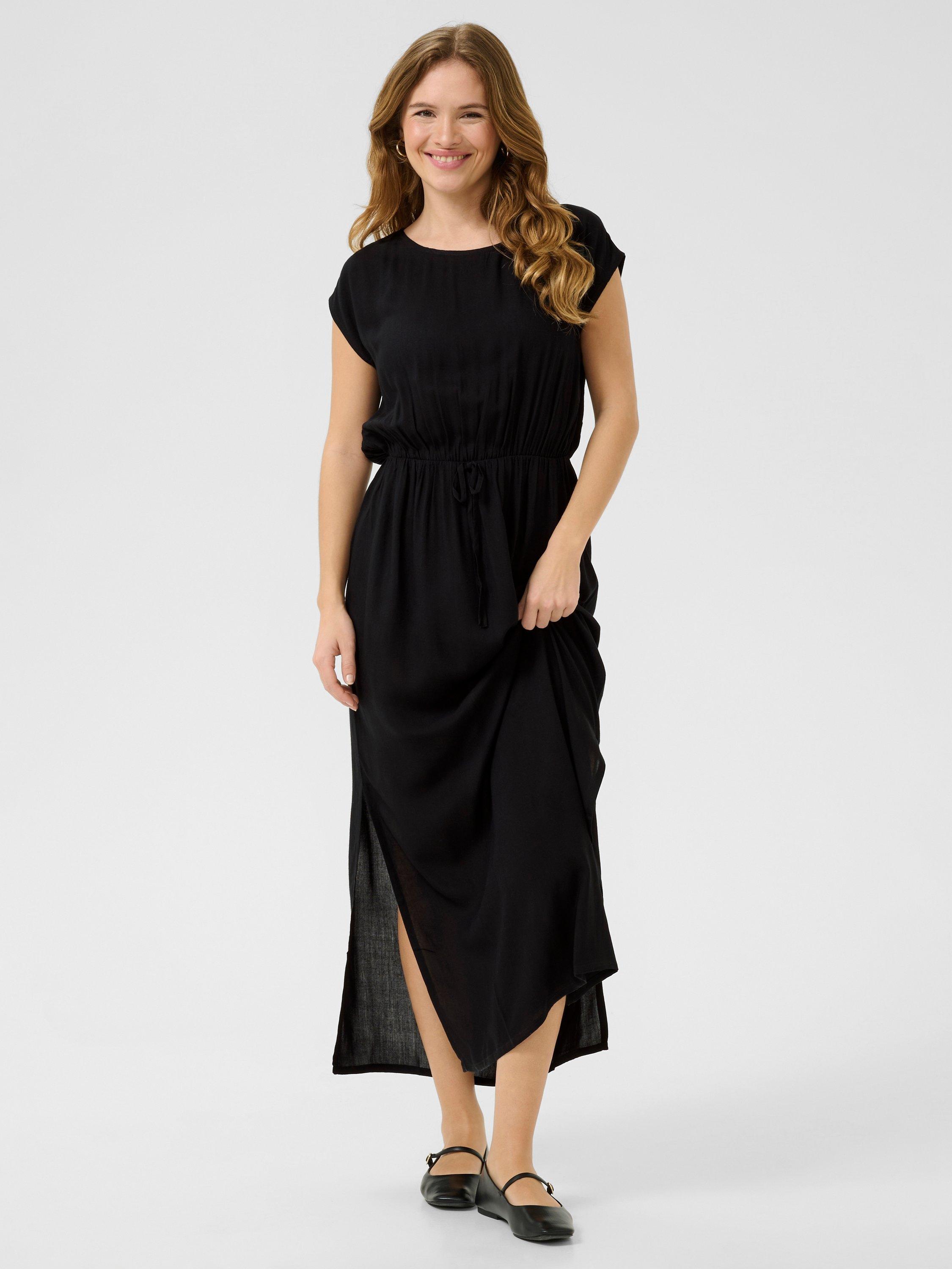 Product image 1 of 11, which shows KAFFE KAcheer Midi Dress, Black, 8