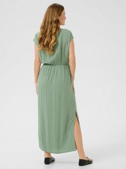 KAFFE KAcheer Midi Dress, Black - view 2, Mid Green