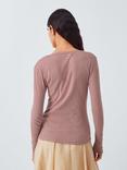 AND/OR Stripe Long Sleeve Jersey Top, Red Stripe