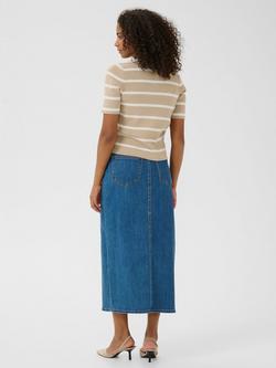 KAFFE Morita Cardigan - view 2, Feather Grey/Chalk M