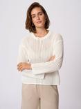 KAFFE Solar Cotton Blend Pullover