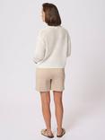 KAFFE Solar Cotton Blend Pullover