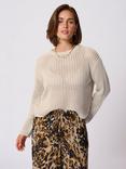 KAFFE Solar Cotton Blend Pullover